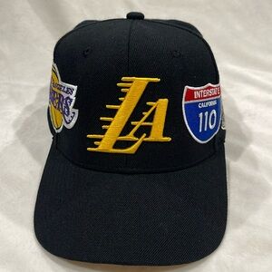 Los Angeles Lakers Mitchell & Ness Snapback Black Championship Kobe Mamba NBA